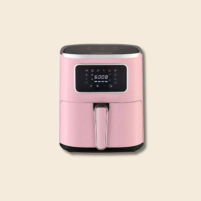 Friteuse à air Heinrich's HFR 8216 – Rose, 1450 W, 5 L