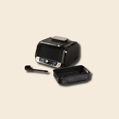 Friteuse à air Innovagoods 12 en 1 – 6 L, 3 400 W, acier noir